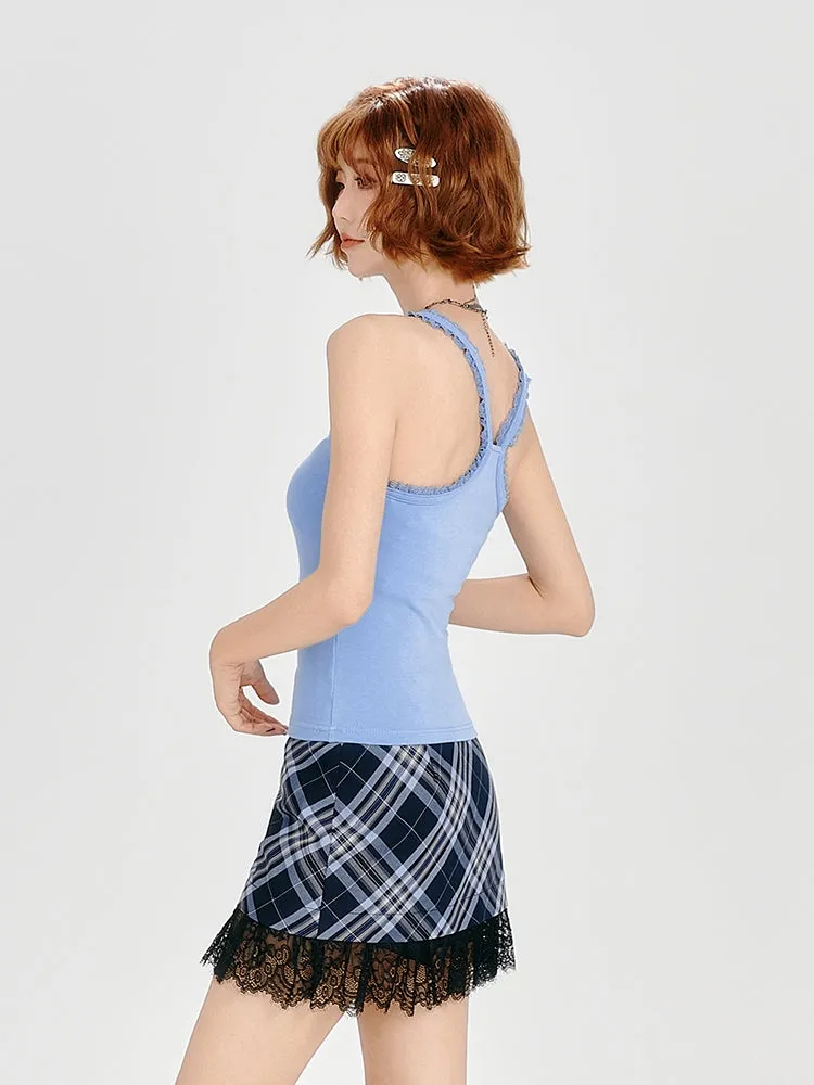 American Style Blue Tank Top