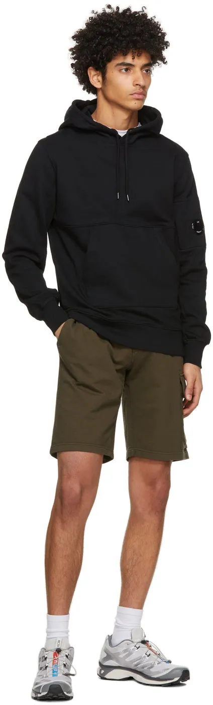 C.P. Company Green Light Fleece Cargo Shorts