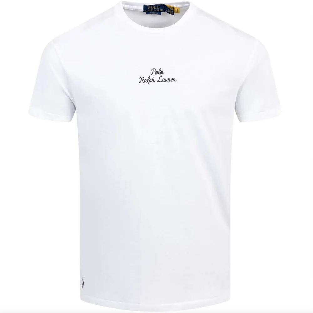 Embroidered Text Logo T-Shirt