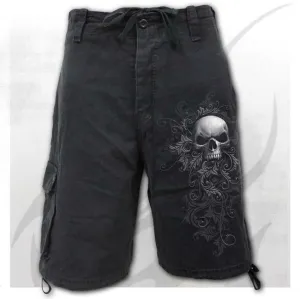 Skull Scroll Vintage Cargo Shorts