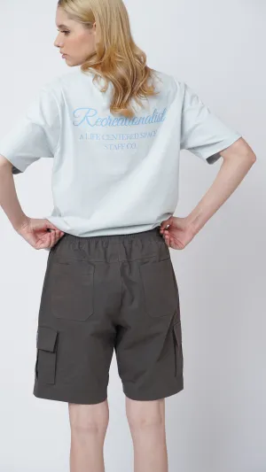 Staff Above Knee Cargo Shorts Dark Grey